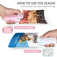 thumbnail image 3 of Mini Chip Bag Sealer, Handheld Heat Vacuum Sealer and Cutter, Portable Chip Bag Resealer Machine for Snack Plastic Fresh Bags Cookies (White), 3 of 8