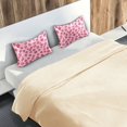 thumbnail image 5 of Yayeee Pillowcase Queen Size Set of 2 Satin Wrinkle Resistant Pillow Case, Strawberry Bliss, 5 of 8