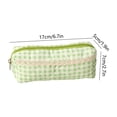 thumbnail image 2 of Small Cute Adorable Versatile Pencil Case Makeup Bag Cloth Pouch Organizer for Stripling Teenagers Home Office University Travel Storage Beautiful Lightweight Portable Ideal Gift 6.7x2.7x1.9 Inches, 2 of 7