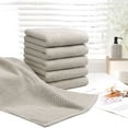 thumbnail image 2 of Unique Bargains 6-Pack Cotton Plush Hand Towel Washcloth Camel Color 29" x 13", 2 of 8
