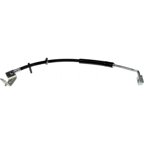 KarParts360 For Ford F-250 1998 1999 Brake Hydraulic Hose | Stamped Steel Bracket | 13.63 inches Axis 1 Length | With Bracket | Black Color | Flexible Hose | Replacement For F65Z-2078-CA, XL3Z-2078-C