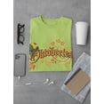 thumbnail image 3 of Bavarian Hat Autumn Leaves T-Shirt Men -Image by Shutterstock, Male Small, 3 of 4
