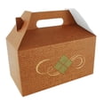 thumbnail image 2 of Southern Champion Tray 24016 Clay Coated Kraft Paperboard Hearthstone Window Bakery Box, 8" Length x 8" Width x 2-1/2" Height (Case of 200), 2 of 2