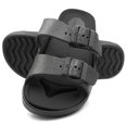 thumbnail image 2 of Ventana Men's Two Strap Buckle Sandals Adjustable Waterproof Slides, 2 of 6
