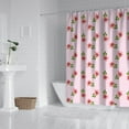thumbnail image 3 of Waterproof Pioneer Shower Curtain 72x84 Inch Polyester Unique Cute Floral Shower Curtain for Bathroom Hotel Home Decor with 12 Plastic Hooks, 3 of 5