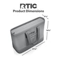 thumbnail image 6 of RTIC Everyday Insulated Tote Bag, 35 Ltr Cooler Bag, Leak-Free Interior, Fits 58 Cans, Smoke, 6 of 9