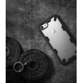 thumbnail image 6 of Ringke Fusion-X Case Compatible with iPhone 7, Transparent Hard Back Shockproof Advanced Bumper Cover - Black, 6 of 9