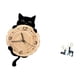thumbnail image 5 of Elegante reloj de pared con forma de reno, ligero y sin . Figura decorativa para oficina, dormitorio, sala de estar o cualquier espacio del, 5 of 8