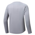 thumbnail image 3 of AZoiNM Men's Solid Long Sleeve T-Shirt Relaxed Fit Breathable Casual Top Athletic Wear, 3 of 4