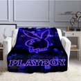 thumbnail image 1 of Manta cálida con brida para niños, manta con estampado de moda, manta de picnic para camas, suave y cómoda, regalo de cumpleaños, 1 of 4
