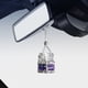 thumbnail image 5 of Colgante de botella de perfume de coche de diamante Ambientador colgante de vidrio vacío para espejo retrovisor, hogar, dormitorio - Recipiente de aromaterapia decorativo con incrustaciones de, 5 of 6