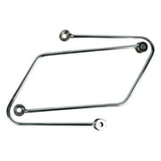 Cobra Saddlebag Supports Chrome (02-6441)