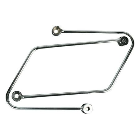Cobra Saddlebag Supports Chrome (02-6441)