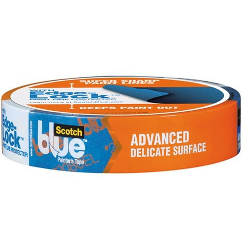 ScotchBlue Painter's Tape Walls and Wood Floors with EdgeLock, Blue, 1