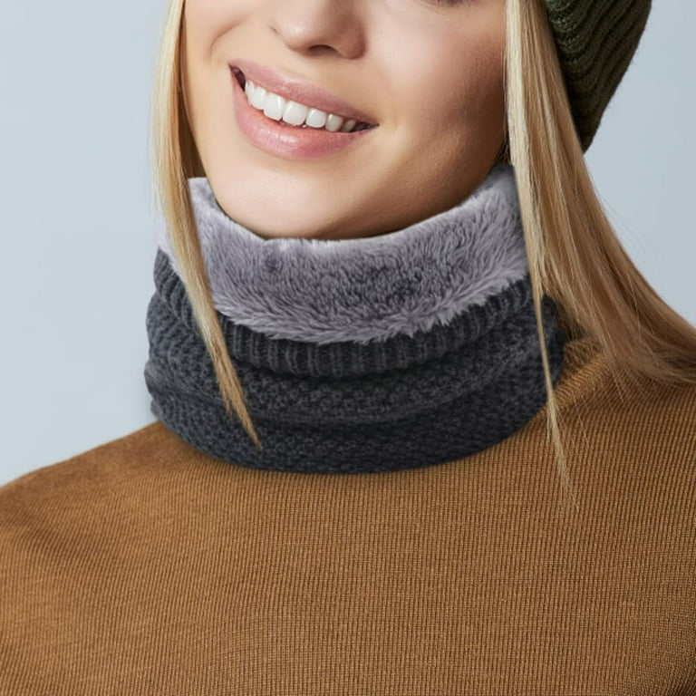 Pikadingnis Winter Neck Warmer Neck Cover Fashion Soft Woolen
