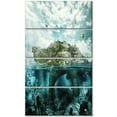 thumbnail image 2 of Island Like Large Fantasy Turtle - Animal Art Canvas Print, 2 of 3
