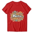 thumbnail image 5 of Busydd Women's T-Shirts Mother's Day Round Neck Graphic Tees Casual Basic Summer Short Sleeve Tops for Women S, 5 of 5