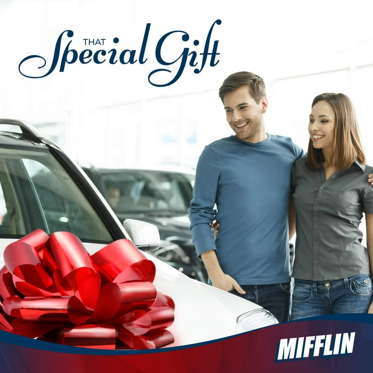MIFFLIN Giant 18 Red, Car Gift Bow (US Company) 