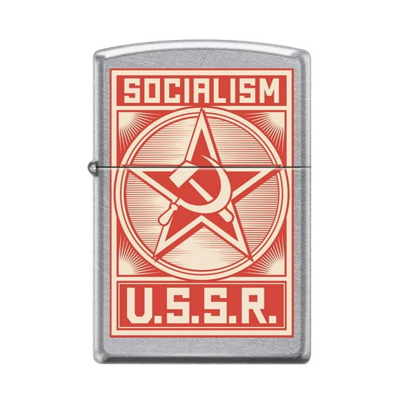 Zippo Lighter-Personalized Custom Message Engraved on Backside Poster Street Chrome Windproof Lighter #Z5389