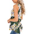 thumbnail image 4 of Camiseta sin mangas con cuello en V y estampado de moda para mujer Pompotops lopia997665, 4 of 7