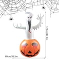 thumbnail image 7 of MTFun Inflatable Ghost Pumpkin Light Remote Control Halloween inflatable Ghost Blow-up Halloween Light Outdoor Terror Scary Props for Holiday Party Yard Garden Lawn, 7 of 7
