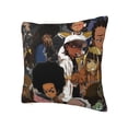 thumbnail image 3 of The Boondocks Square Pillow Case Pillow Holder Soft Decorative Pillow Sham Cushion Cases Pillowcase 12"X12", 3 of 7