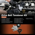thumbnail image 2 of Unique Bargains 1 Set Kit de Tensor de Correa de Transmisión para Ford Explorer 3.5L V6 2011-2019 Kit de Correa Serpentina con Tensor 8T4Z6B209A/BT4Z6B209B/999419, 2 of 7