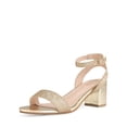 thumbnail image 1 of Sandalia DREAM PAIRS CARNAVAL con Tacones Cuadrados Dorados con Brillo 11, 1 of 7