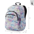 thumbnail image 3 of TOTTO Mochila Escolar Grande para Niña Porta Laptop 14 Repelente a Líquidos | 20 L - ACUARELA Multicolor G, 3 of 6