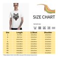 thumbnail image 4 of Wolf T-Shirt for Men Cotton 100% Summer Tops Women Fashion Casual Short Sleeves Round Collar Short-Sleeve Couple Top Tees, 4 of 6