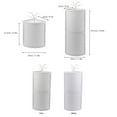 thumbnail image 1 of Amdohai Bathroom Corner Storage Cabinet 360 Degree Rotating Triangle Shelf Multifunction Rack Wall Mounted Kitchen Cosmetic Storage Box, 1 of 8