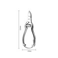 thumbnail image 3 of Matoen Professional Podiatrist Toe Nail Clipper for Thick & Ingrown Nails - Heavy Duty, Sharp, Open Wide Curved Cutting Edge Stainless Steel Toe Nail Cutter, 3 of 5