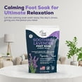 thumbnail image 5 of Foot Cure Soothing Lavender Foot Soak - Pedicure Foot Spa with Epson Salts for Soaking Feet, Athlete's Foot, Callus Softening, Foot odor Scent 16oz, 5 of 9