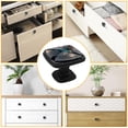 thumbnail image 7 of 4 Pcs Cabinet Handle Drawer Pulls Wolf Knobs with Screws Square Furniture Office Cabinet Knob Decoration, 7 of 7