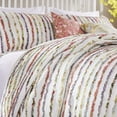 thumbnail image 6 of Global Trends Georgina Ruffles 100% Cotton Shabby Chic Quilt Set, 3-Piece King, 6 of 6