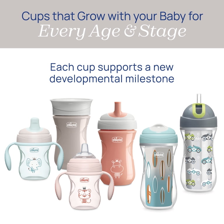 Chicco 7oz. Silicone Spout Transition Sippy Cup, 4m+ - Blush