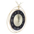 thumbnail image 4 of Reloj colgante, reloj de pared con cabeza de ciervo, reloj de pared sencillo, reloj de pared a batería, durabilidad probada en el tiempo, 4 of 12