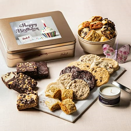 Dulcet Gift Baskets Candle Gift Box Classic Tin Treats Within Featuring a Variety of Brownies Dulcet Gift Baskets Candle Gift Box Classic Tin Treats Within Featuring a Variety of Brownies