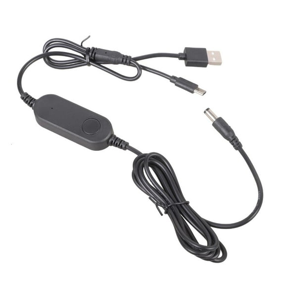 5V To 12V Power Adapter Cord 5.5x2.1mm Tip Switching Control For Home Appliances
