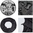 thumbnail image 4 of Happy Camper Bear Wooden Board Spare Tire Covers Polyester Wheel Cover Tyre Protector with Elastic Band Universal for Jeep Trailer Truck Camper, 4 of 9