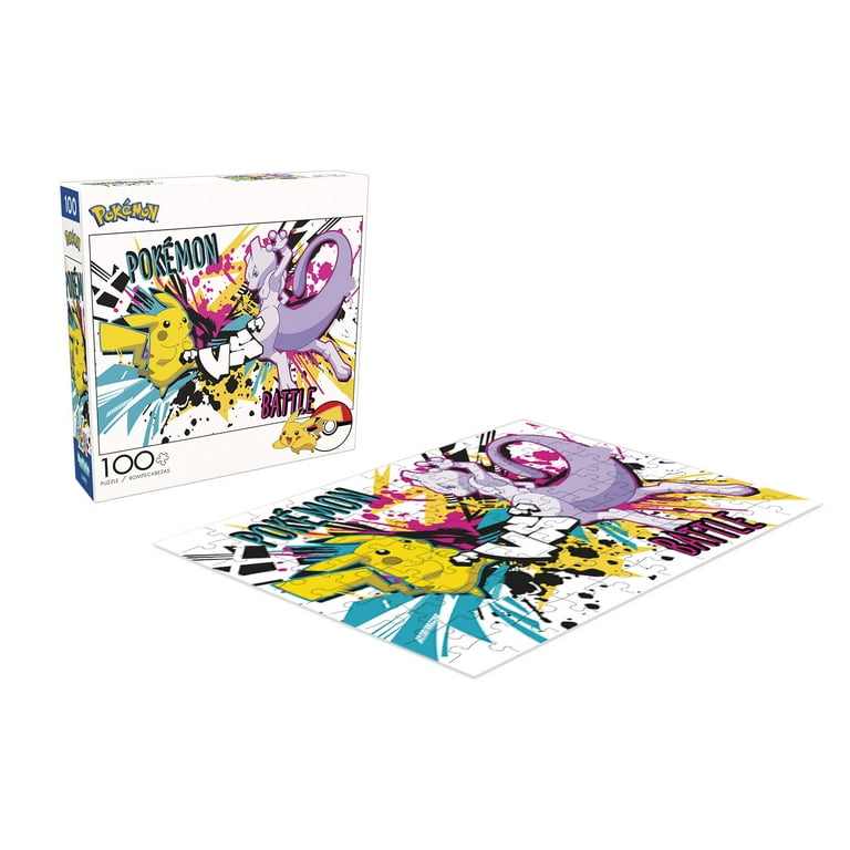 Pokemon - Pikachu vs. Mewtwo, 100 Pieces, Buffalo Games