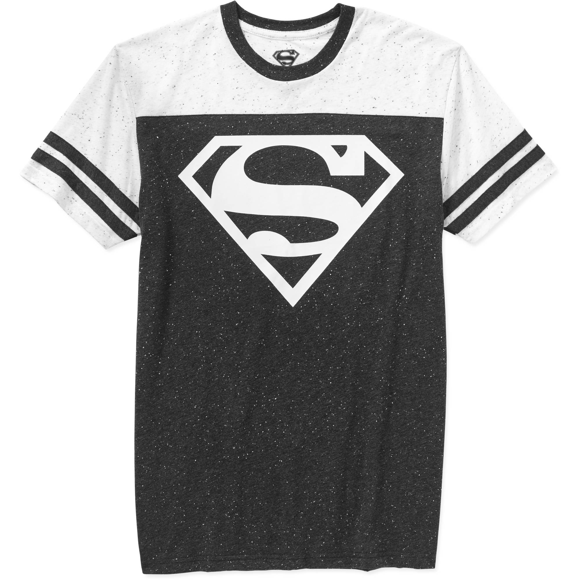 black and white superman t shirt