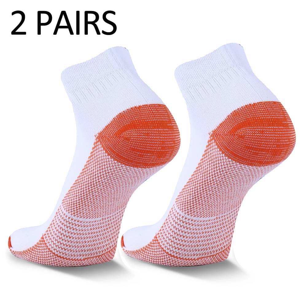 Copper Socks 2 Pair Low Cut Compression Socks Anti Fatigue Reduce Order