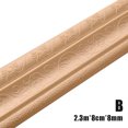 thumbnail image 3 of CAROOTU Wall Trim Line Skirting Border 3D Pattern Sticker Decoration Self Adhesive, 3 of 6