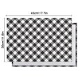 thumbnail image 6 of Set of 4 Scottish Tartan Plaid Placemats Machine Washable Durable Linen Table Mats Heat Resistant Wrinkle Free Traditional Checkered Place Mats for Dining Table, 6 of 6