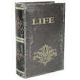 thumbnail image 1 of Miangastore Xmas Gift Storage Box Bible Shape Box Wooden Box Gift Container Christmas Supply, 1 of 8