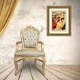 thumbnail image 3 of Vintage Apple Collection 11x14 Gold Ornate Wood Framed with Double Matting Museum Art Print Titled - Chateau De Eau Music Hall, 3 of 4