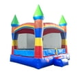 thumbnail image 3 of Pogo Crossover Inflatable Bounce House, Deluxe Rainbow Jumper (No Blower), 3 of 6