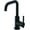Satin Black, variant on Gerber D230658 Parma 1.2 GPM Single Hole Bathroom Faucet - Black
