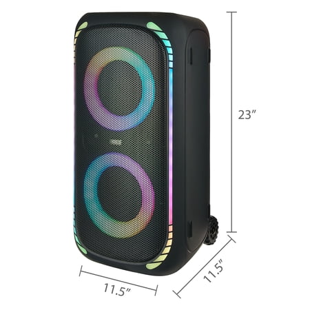 ONN LARGE PARTY SPEAKER GEN 2 WITH LED LIGHTING